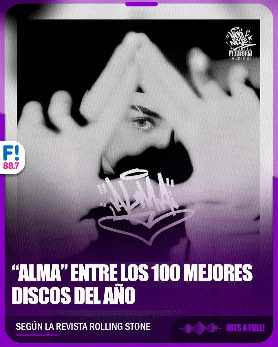 ARGENTINA ESTÁ EN LA CASA 🇦🇷

"Alma" de #NickiNicole fue nombrado entre los 100 mejores discos del año por Rolling Stone 🔥

👉La rosarina es la única argentina en la lista y se ubicó en el puesto 92