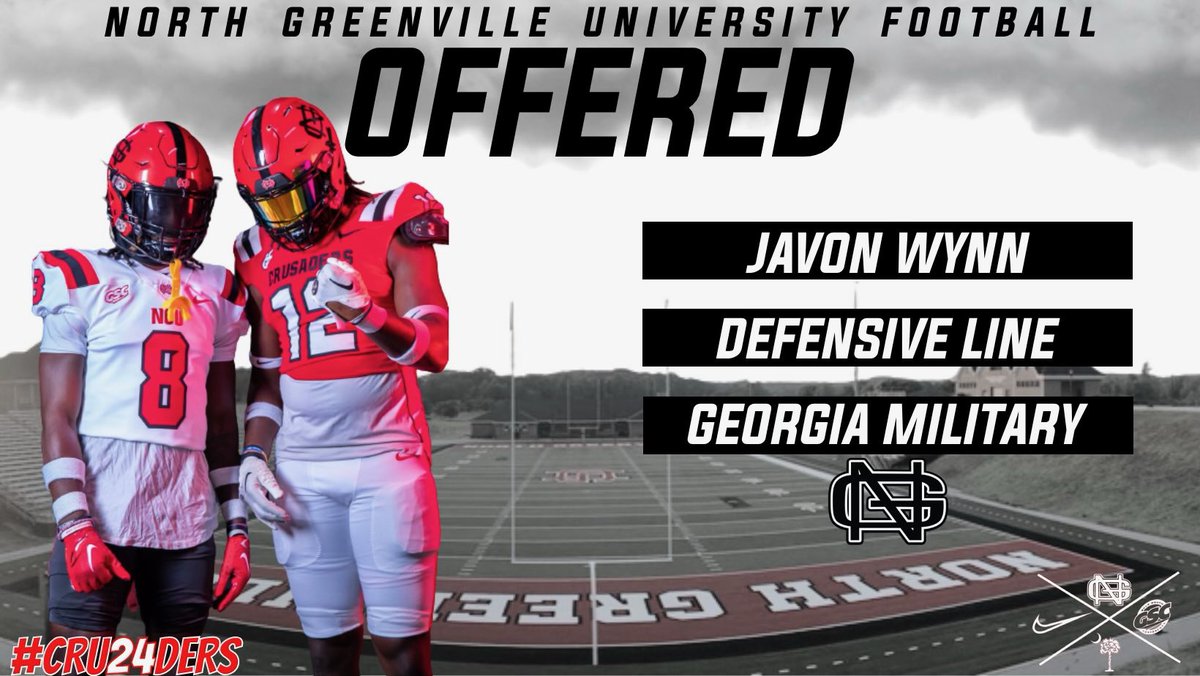 Javon Wynn (@wynn_javon) on Twitter photo After a great conversation with <a href="/jirehwilson3/">Jireh Wilson</a>, Im blessed to receive an offer from North Greenville University !
<a href="/CoachDSpringer/">Dillon Springer</a> <a href="/Coach_DRamsey/">Dustin Ramsey</a>
<a href="/rmchester00/">Rob Manchester</a> <a href="/JUCOFFrenzy/">JUCO Football Frenzy</a> After a great conversation with <a href="/jirehwilson3/">Jireh Wilson</a>, Im blessed to receive an offer from North Greenville University !
<a href="/CoachDSpringer/">Dillon Springer</a> <a href="/Coach_DRamsey/">Dustin Ramsey</a>
<a href="/rmchester00/">Rob Manchester</a> <a href="/JUCOFFrenzy/">JUCO Football Frenzy</a>