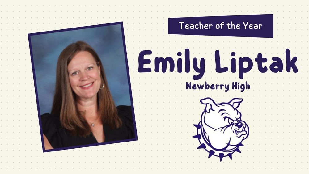 Dr. Emily Liptak - NHS Teacher of the Year newberry.k12.sc.us/article/135754…
