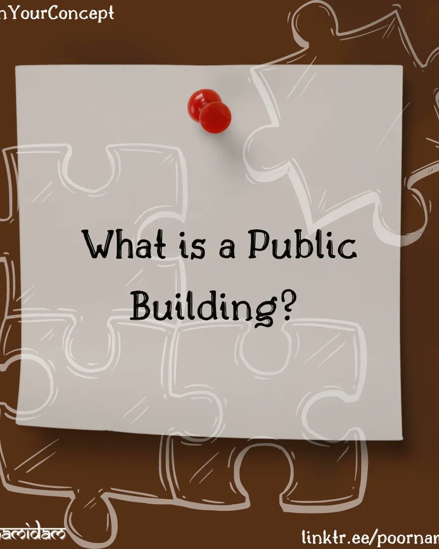 poornam_idam's tweet image. #LearnYourConcept series 🧵

All public-centric buildings, i.e., buildings extensively used by the public, need to be made accessible.

#PublicBuildings #UniversalAccessibility
#LeaveNoOneBehind  #WeAllBelong #BuildForwardBetter