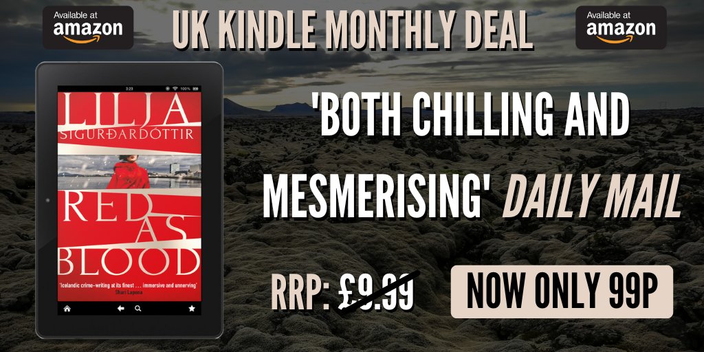 OrendaBooks's tweet photo. ICY COLD #Deal ALERT❄️
@lilja1972's chilling, twisty, tense #RedAsBlood t @graskeggur is #99p
Bk 2 in the ADDICTIVE An Áróra Investigation series!
Áróra becomes involved in the search for a woman who disappeared while making dinner…
🩸https://t.co/HP2LiwXcRs
#BookTwitter https://t.co/Bt44M3MOXW