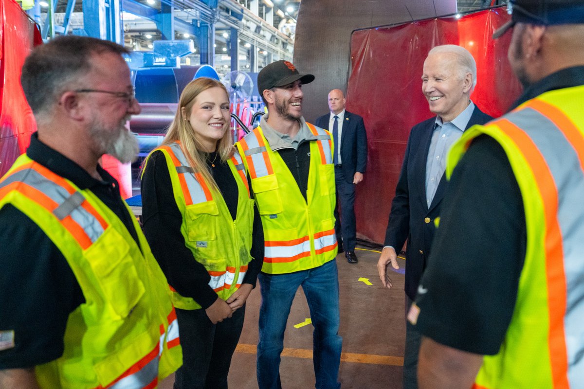 The historic clean energy investment we celebrated this week is in Congresswoman Boebert’s district.

She voted against the law that made these investments possible, calling it a “massive failure.”

Tell that to the 850 Coloradans who will get new jobs in Pueblo at CS Wind.