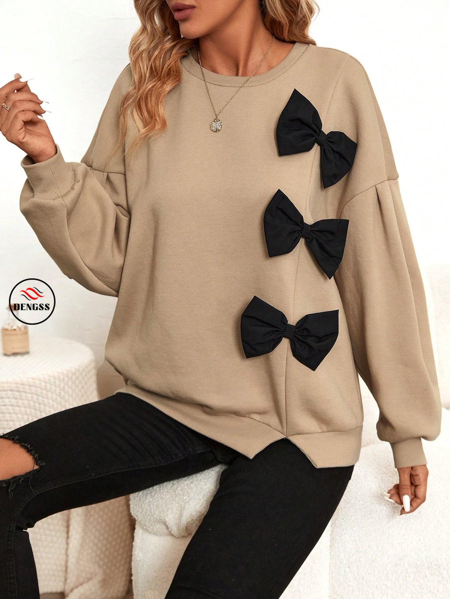 clothing66666's tweet photo. https://t.co/PIDOFf5v7F #DENGSS #fashion #style #love #instagood #like #beautiful #follow #clothing #model #beauty #happy #cute #shoes #shop #DENGSSFASHION
Color: Khaki Style: Casual Pattern Type: Colorblock Details: Big Bow, Bow Front Type: Pullovers Neckline: Round Neck Sle... https://t.co/IAJscQRtFa