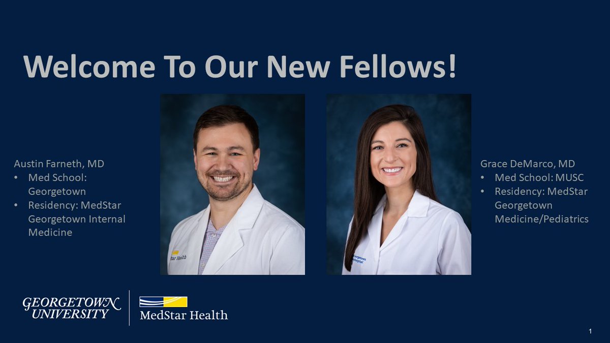We are sooo excited for our new class of fellows!!