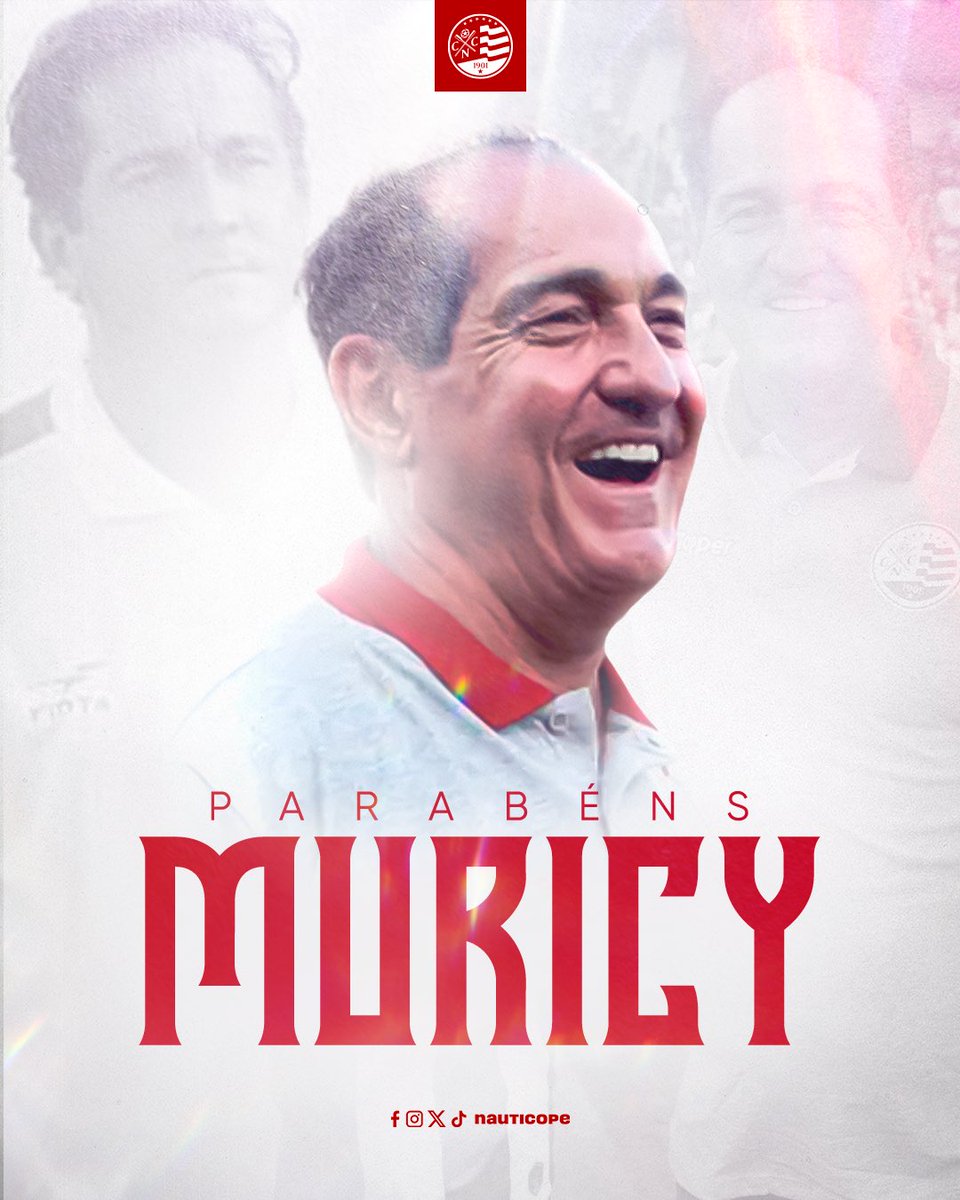 Bicampeão pernambucano de 2001 e 2002. Hoje é aniversário de Muricy Ramalho, um dos maiores técnicos que passaram pelo Náutico. Parabéns, Muricy. Obrigado pelas conquistas, pelo respeito, dedicação e carinho pelo clube. ❤️🤍