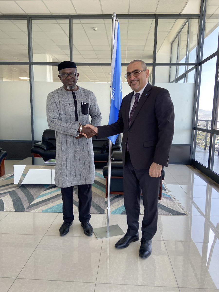 mznaab's tweet photo. I had the pleasure to welcome ASG @RamizAlakbarov, Resident and Humanitarian Coordinator @UNEthiopia for a strategic discussion on how to promote greater regional support &amp; forge collective pathways towards innovative and #sustainablesolutions. https://t.co/zrdTnD58x2