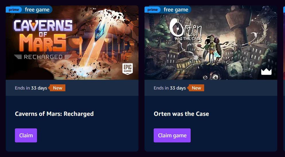 Cheap Ass Gamer on X: (PCDD) Free Games for  Prime Members via Prime  Gaming.   / X