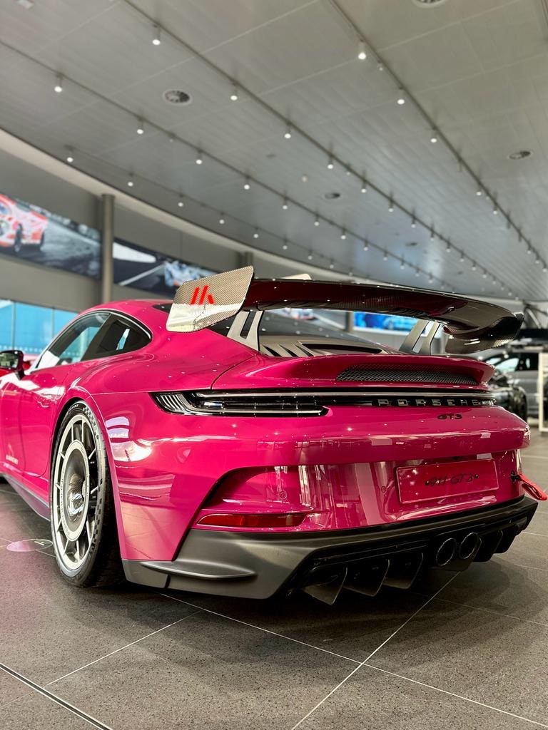 Porsche Centre Belfast were delighted to showcase this Porsche 911 GT3 finished in Ruby Star Red and equipped with the Manthey performance kit. 

To find out more, contact our Porsche Centre Belfast Team on 028 9038 9999.