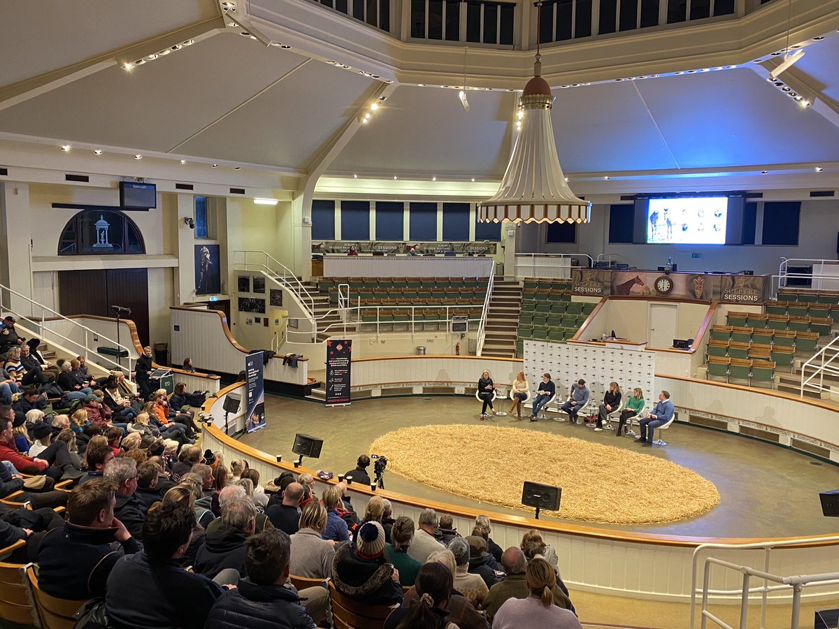 TheTBA_GB's tweet image. Full house @Tattersalls1766 for the inaugural TBA ACCESS Foal Forum. 

@V_Binnie_Ryle opens up the Foal Forum with an introduction to our panelist’s. @WhitsburyManor @W_Hbloodstock @A_C_Elliott @RossdalesVets. 

#FoalForum #Pinhooking #TBAACCESS