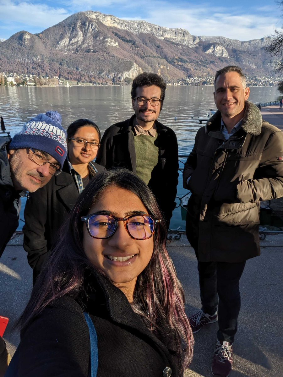 Discussions, cookies, and gorgeous lake &amp; mountain views at our consortium meeting in beautiful Annecy 😍