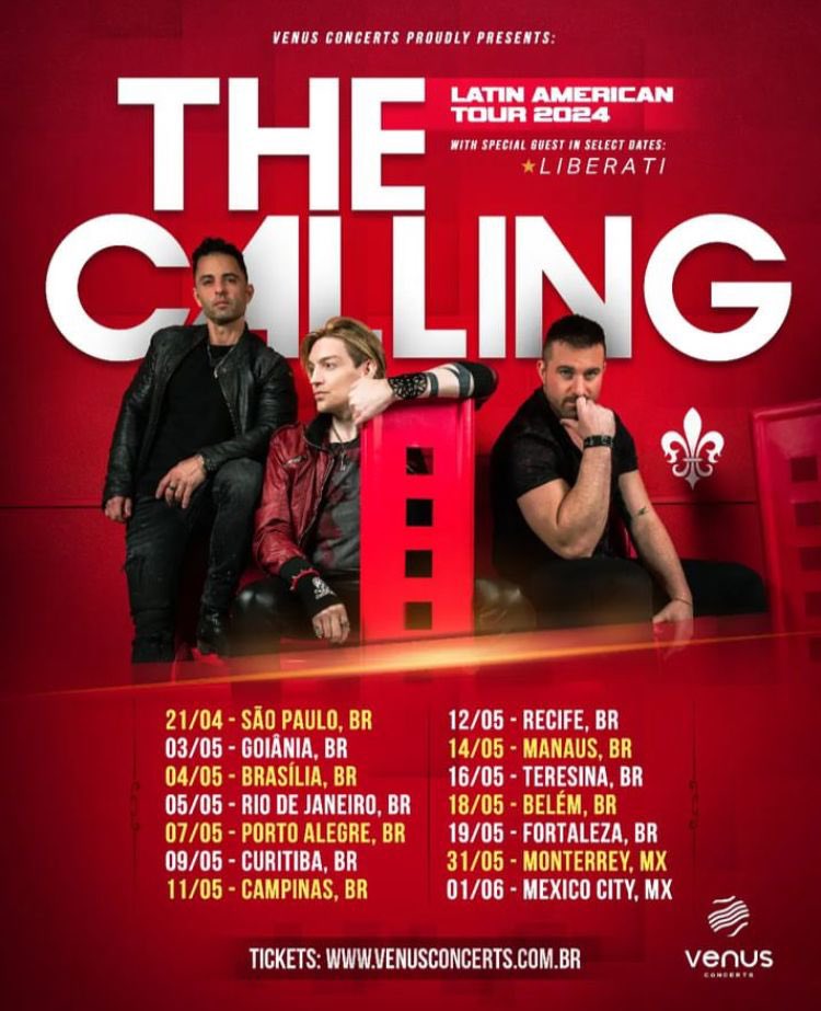 todos os artistas deveriam aprender com o the calling pq na moral isso que é TURNÊ NO BRASIL juro eu amei