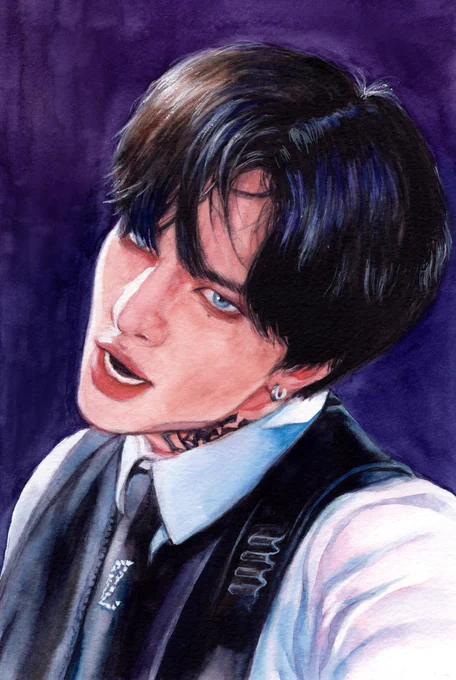 purple art 