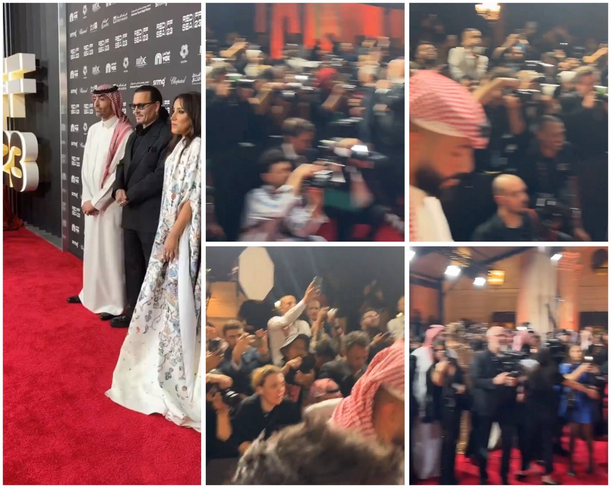 Lights ✅️
Cameras ✅️
Carpet ✅️

#JohnnyDeppIsLoved #JohnnyDepp
#RedSeaIFF23 #GuestOfHonour