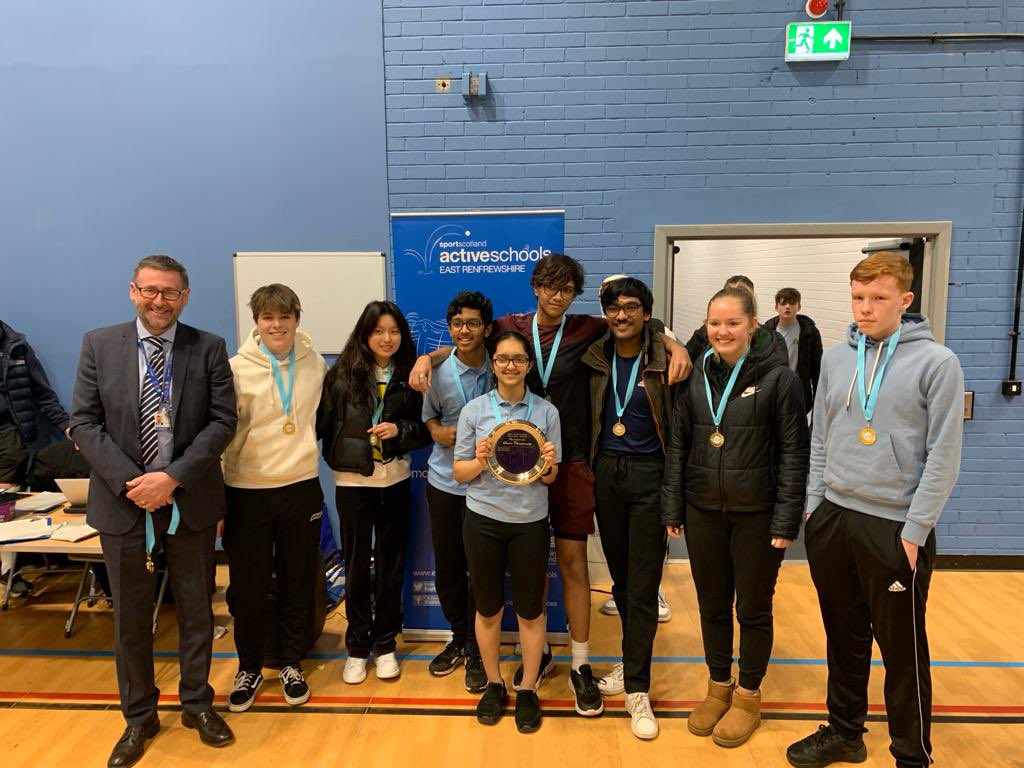 Active Schools East Renfrewshire (@activeschoolser) on Twitter photo What an amazing day at the East Renfrewshire Secondary Badminton Competition🙌🏸
We had over 100 pupils taking part across 6 schools💯
A huge well done to our junior and senior winners🏆⬇️
Junior 🥇 - <a href="/MearnsCastleHS/">Mearns Castle High School</a>
Senior 🥇 - <a href="/WilliamwoodHS/">Williamwood HS</a> What an amazing day at the East Renfrewshire Secondary Badminton Competition🙌🏸
We had over 100 pupils taking part across 6 schools💯
A huge well done to our junior and senior winners🏆⬇️
Junior 🥇 - <a href="/MearnsCastleHS/">Mearns Castle High School</a>
Senior 🥇 - <a href="/WilliamwoodHS/">Williamwood HS</a>