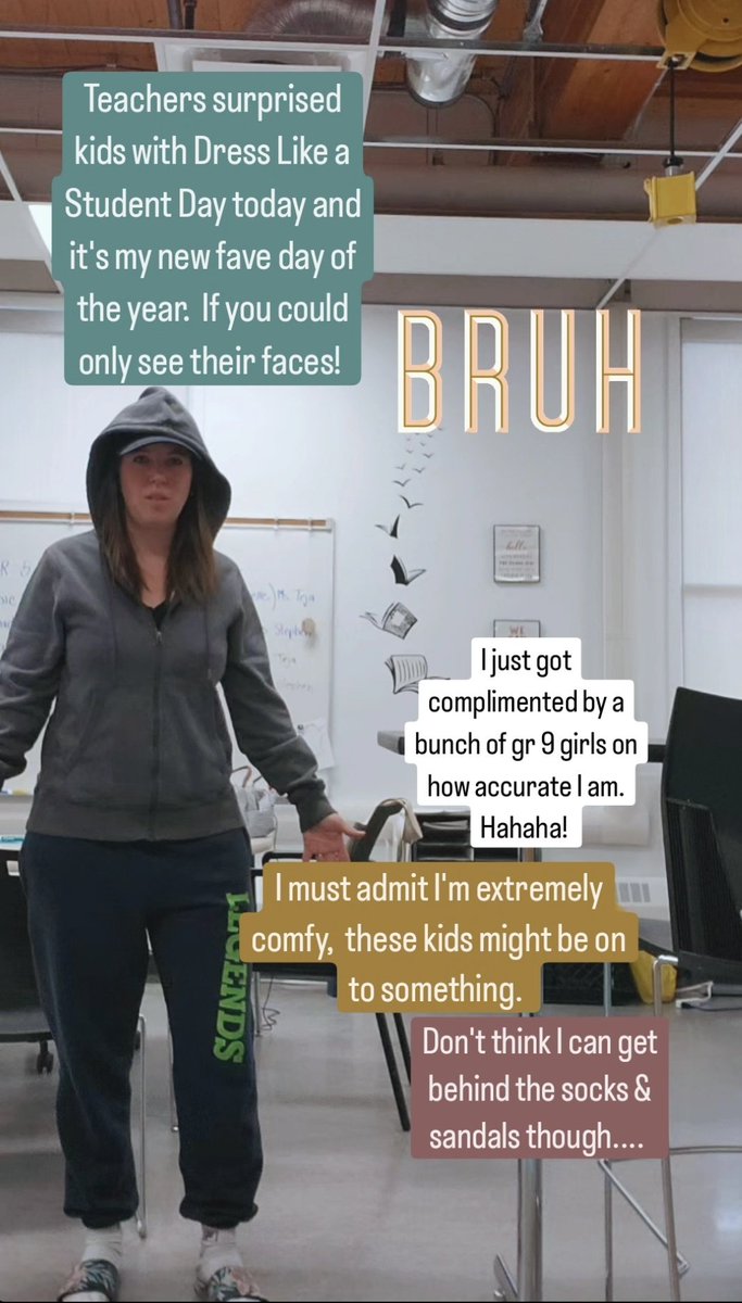 learningwperks's tweet image. Surprised students with Dress Like a Student Day.... haha wish I could record their reactions. Bruh. #dlas #teachertribe #teachersfollowteachers #iteachmiddle #readingteacher