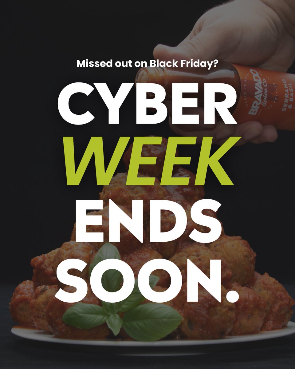 Cyber Week is almost gone, gone, gone… GET 20% OFF SITE-WIDE BEFORE IT’S TOO LATE! ⚡️👇

(Ends 12/1 at 11:59pm)

bravadospice.com