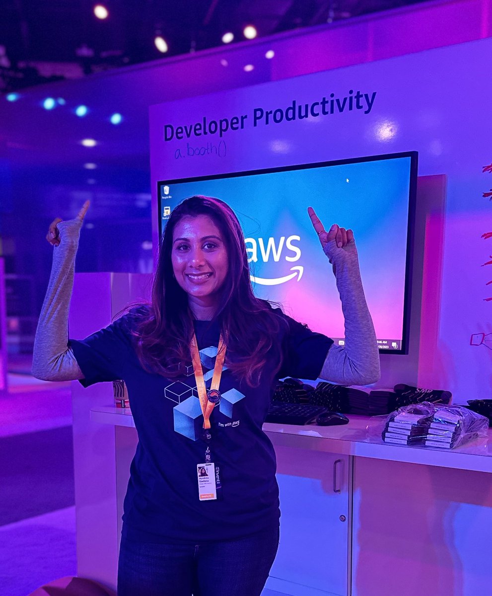 Come see me at the Developer Productivity Kiosk at the AWS Village!