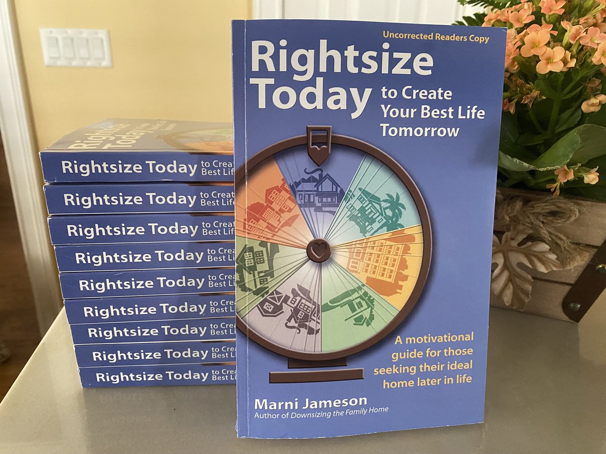 YAY! It's here! Book No. 7! Well, almost. These are my advanced review copies. Official release is Jan. 2. But you can preorder now simonandschuster.com/.../Marni.../9… Are you living where and how you should be or could be?