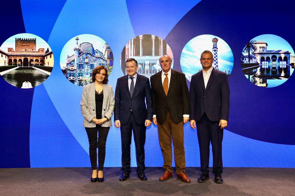 La Alhambra de Granada y las obras de Gaudí, conectados por un modelo arquitectónico basado en la naturaleza y en la creación de espacios saludables y sostenibles. Interesante reflexión que nos han ofrecido hoy <a href="/MontseZT/">Montse Zamorano</a> y Rafael Pérez en el #CercledelAigua.