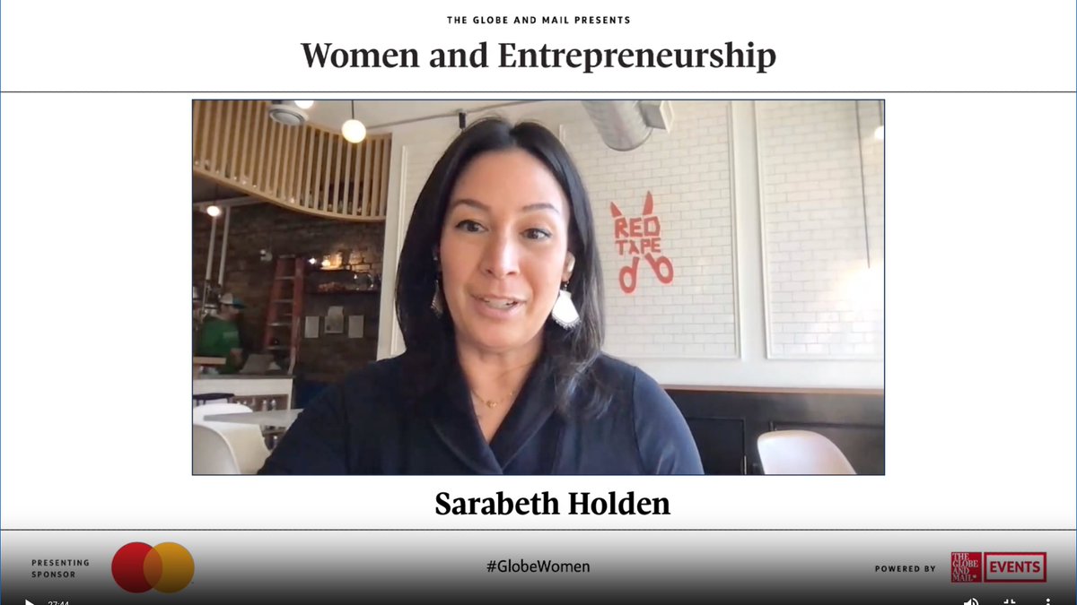 <a href="/channay/">Channa Ys</a> <a href="/globeandmail/">The Globe and Mail</a> <a href="/MastercardCA/">Mastercard Canada</a> <a href="/jogriffiths/">Joanna Griffiths</a> @knixwear <a href="/Proprlifestyle/">Propr Life + Style</a> <a href="/akkarala/">Sarabeth Holden</a> <a href="/redtapebrewery/">redtapebrewery</a> Starting a business for the first time is really daunting. If you're using combination of financing sources, every single application is different. Start with your business plan and be prepared to edit it to cater to each application. 

<a href="/akkarala/">Sarabeth Holden</a>, <a href="/redtapebrewery/">redtapebrewery</a> #GlobeWomen