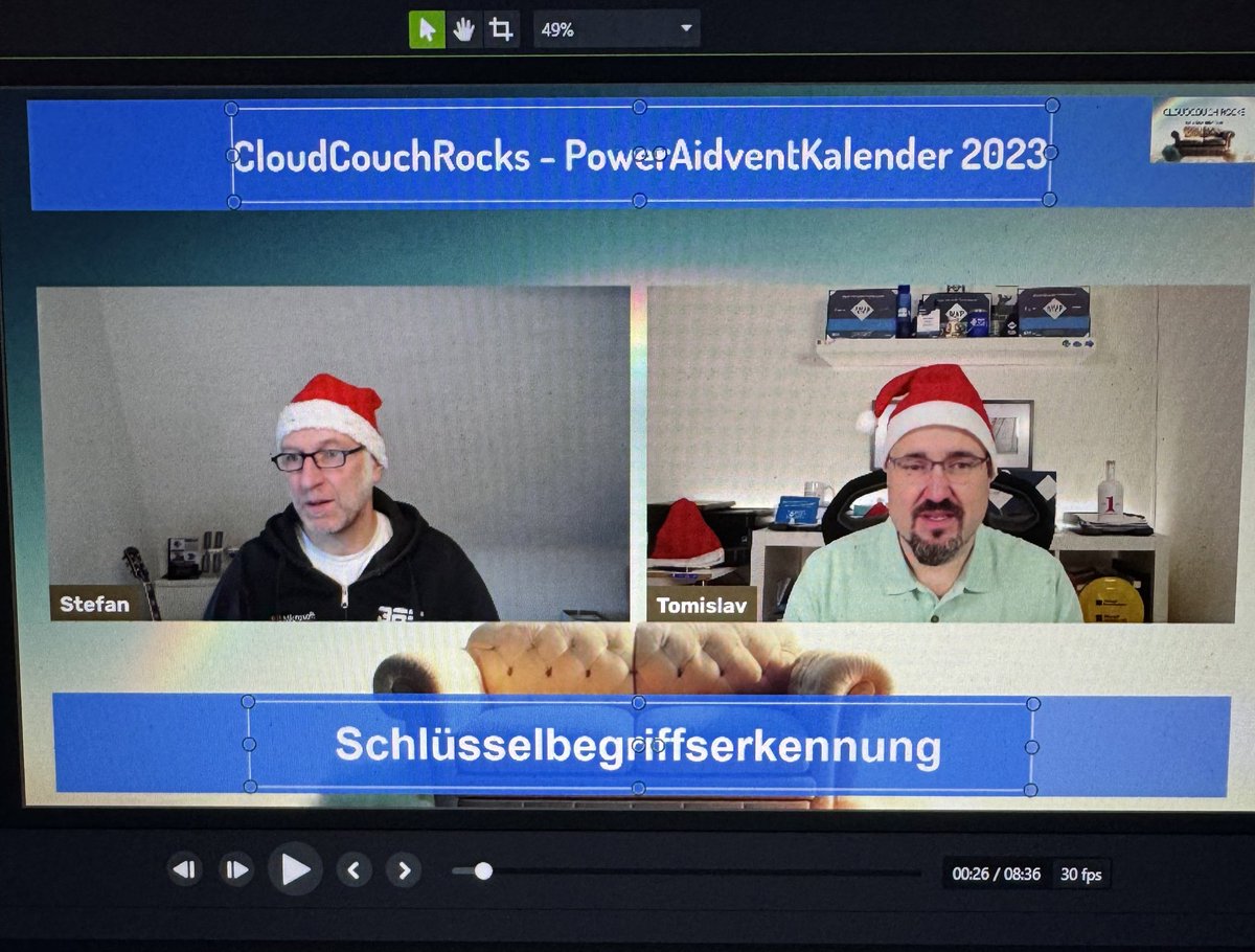CloudCouchRocks's tweet photo. Moin, es grüßen Euch @PapaRiedel und @TKarafilov und laden Euch im Dezember 2023 zu 24 Türchen beim Power AI-dvent Kalender 2023 ein. Es geht um AI/KI in Kombination mit der #PowerPlatform und es wird auch den einen und den anderen #Copilot geben! —> https://t.co/51QD1yCBYt https://t.co/kaJ576lPBm