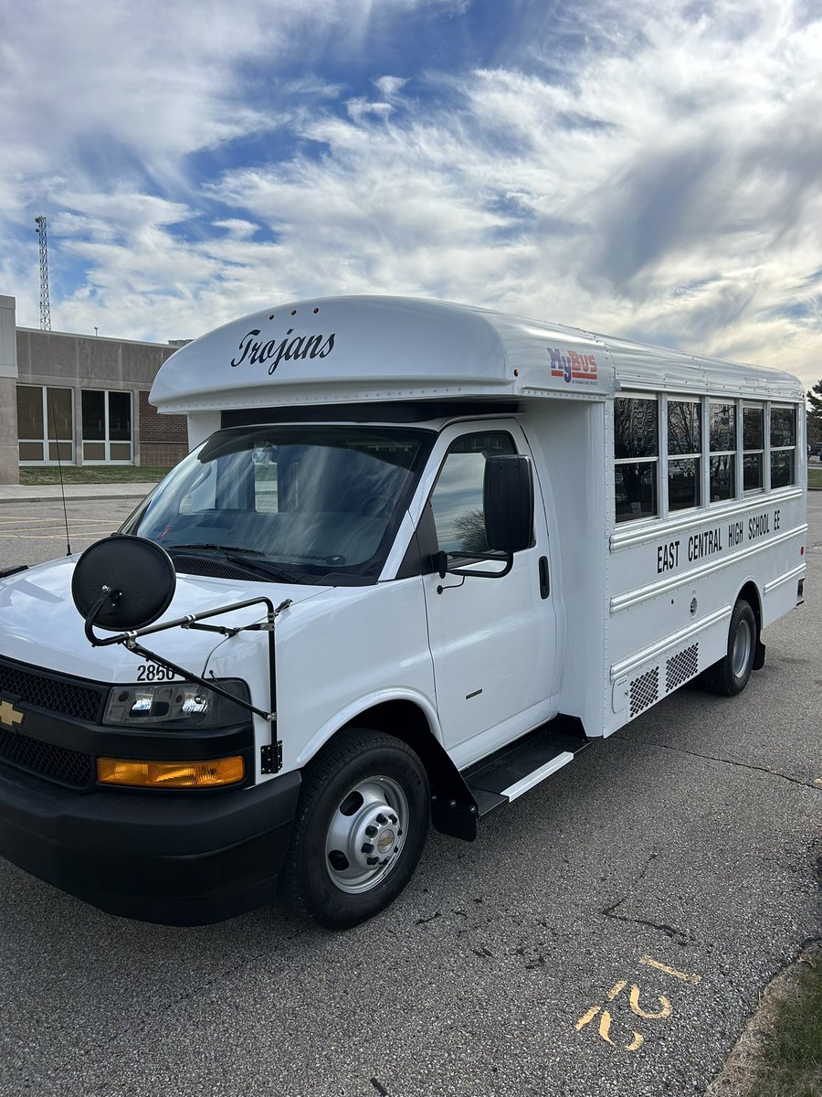 A beautiful day for a bus delivery! Thank you <a href="/kerlin_bus/">Kerlin Bus Sales</a> for taking good care of us.