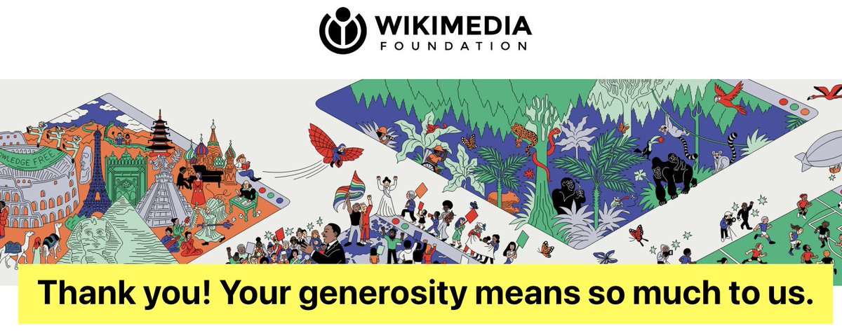 Give to Wikipedia if you're able to! It's a public service!