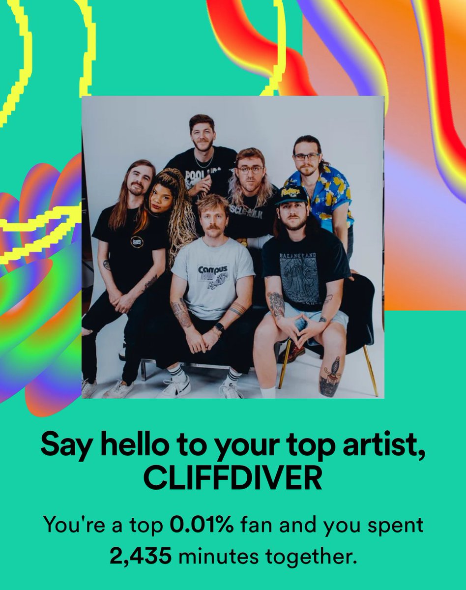 KeenFoxGaming's tweet photo. @cliffdiverOK I may be your biggest fan!  :) 

The video you made for Spotify to thank your top listeners was really cool. Thank you for creating such relatable and inspirational songs. I hope you all come to Dallas soon! https://t.co/Lp2w0xOMIQ