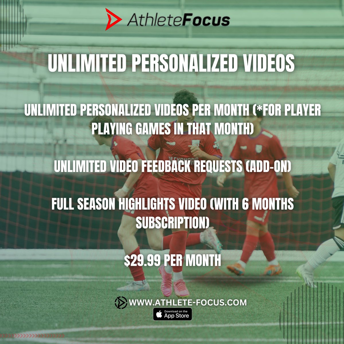 Athlete_Focus_'s tweet image. 1️⃣ Personalized Essentials - $19.99/month

2️⃣ Ultimate Performance - $29.99/month

3️⃣ Total Athlete Mastery - $49.99/month

Ready to take your training to the next level? 💪✨ #AthleteFocus #TrainingGoals #PerformanceMatters"