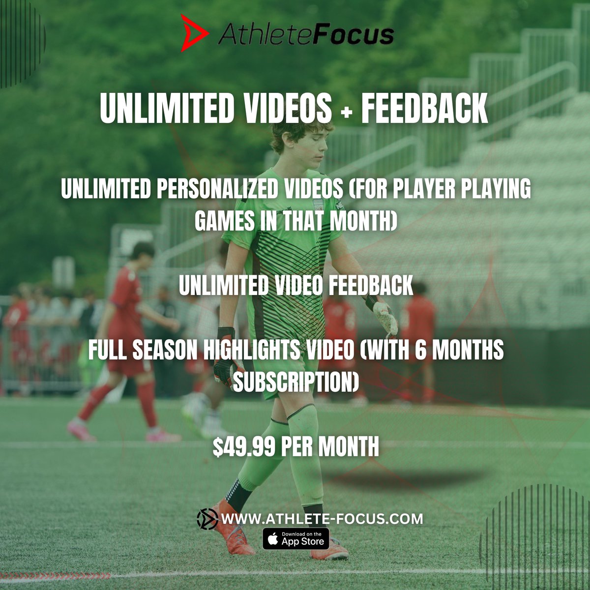 Athlete_Focus_'s tweet image. 1️⃣ Personalized Essentials - $19.99/month

2️⃣ Ultimate Performance - $29.99/month

3️⃣ Total Athlete Mastery - $49.99/month

Ready to take your training to the next level? 💪✨ #AthleteFocus #TrainingGoals #PerformanceMatters"