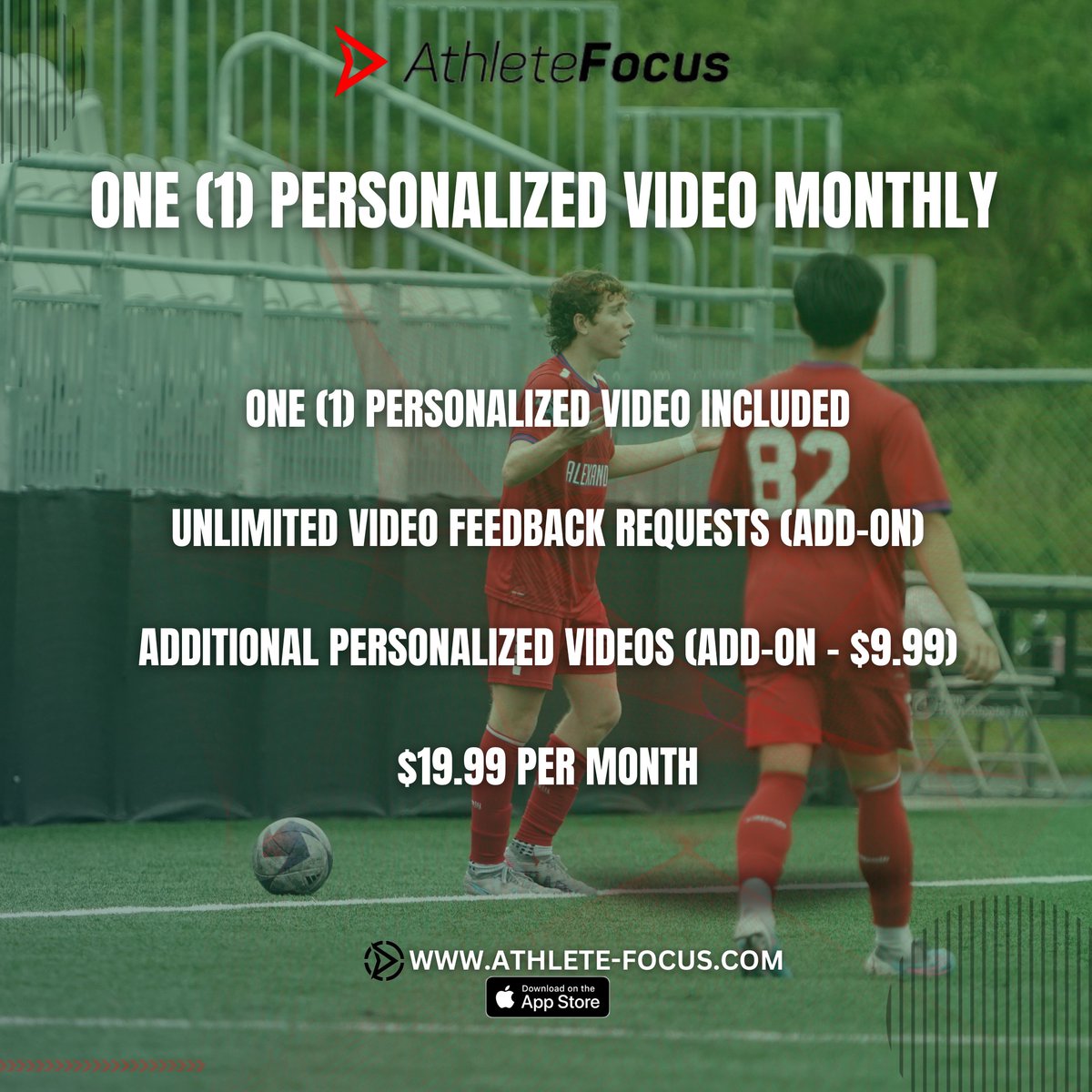 Athlete_Focus_'s tweet image. 1️⃣ Personalized Essentials - $19.99/month

2️⃣ Ultimate Performance - $29.99/month

3️⃣ Total Athlete Mastery - $49.99/month

Ready to take your training to the next level? 💪✨ #AthleteFocus #TrainingGoals #PerformanceMatters"