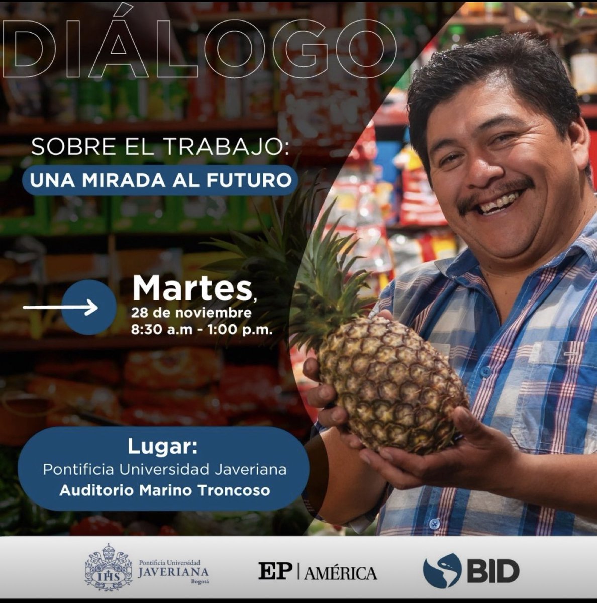 snietoparra's tweet photo. ¿Cómo promover mejores empleos de cara al futuro en #AméricaLatina? ¡Mil gracias @the_IDB @JaverianaEcon @ElPaisAmericaCo por la invitación!
➡️ Útil diálogo sobre la #transformacióndigital & #transicionverde y su efecto en el empleo, y el rol de las políticas laborales y fiscales https://t.co/dE8N8u4PrK