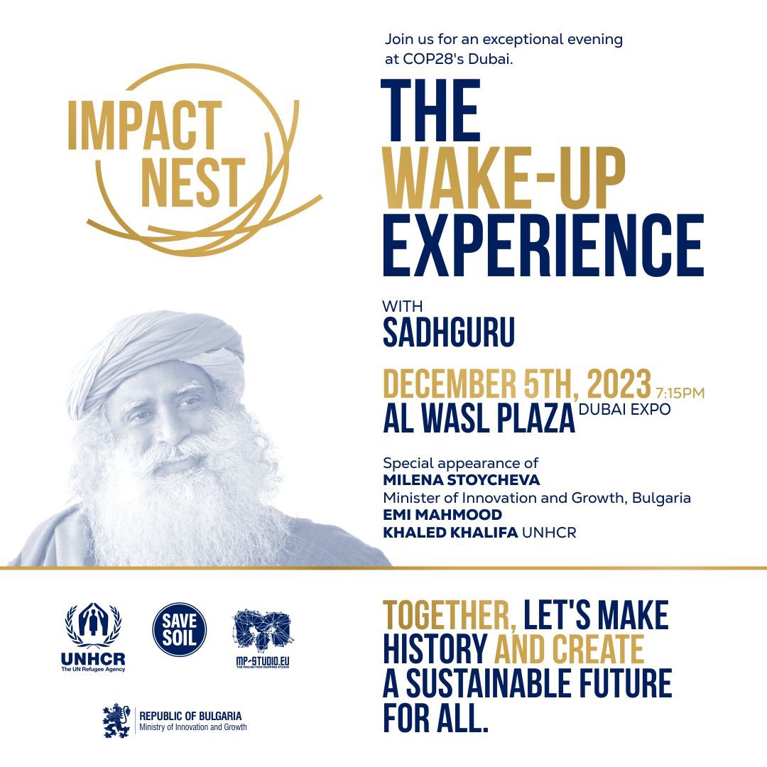 At this year’s #COP28, 𝗜𝗺𝗽𝗮𝗰𝘁 𝗡𝗲𝘀𝘁 is presenting the ""𝗪𝗮𝗸𝗲-𝗨𝗽 𝗘𝘅𝗽𝗲𝗿𝗶𝗲𝗻𝗰𝗲"" - a powerful multi-media event designed to shed light on the critical relationship between climate change and forced displacement while offering powerful insights on easy,