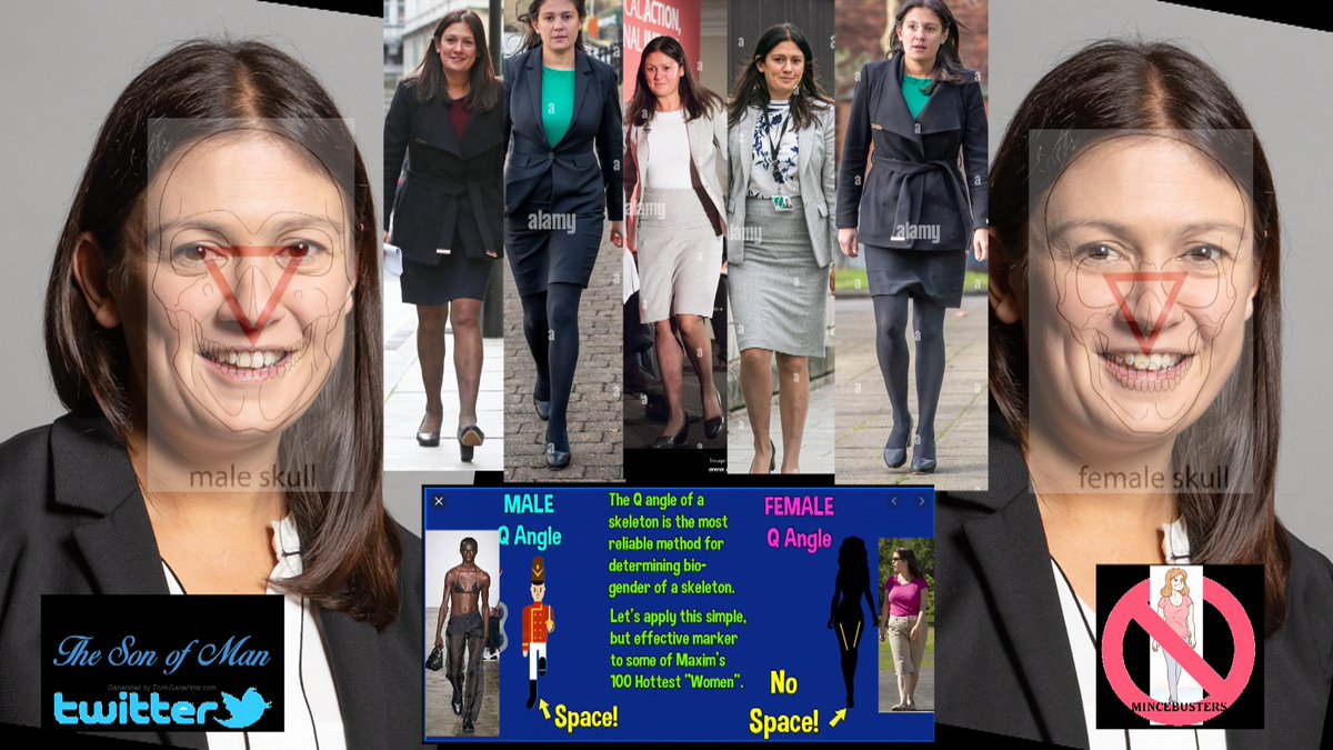 TheSono71468392's tweet photo. Lisa Nandy fails the Forensic tests/Bio male skull/ 5x the MALE gait/straight legs/knees together/feet forwards/with a SPACE/but Fanx for playing CSi with me #forensics #CSI #EGI                                      
        ~ Its ALL of them ..No Exceptions https://t.co/4porKbkQAn