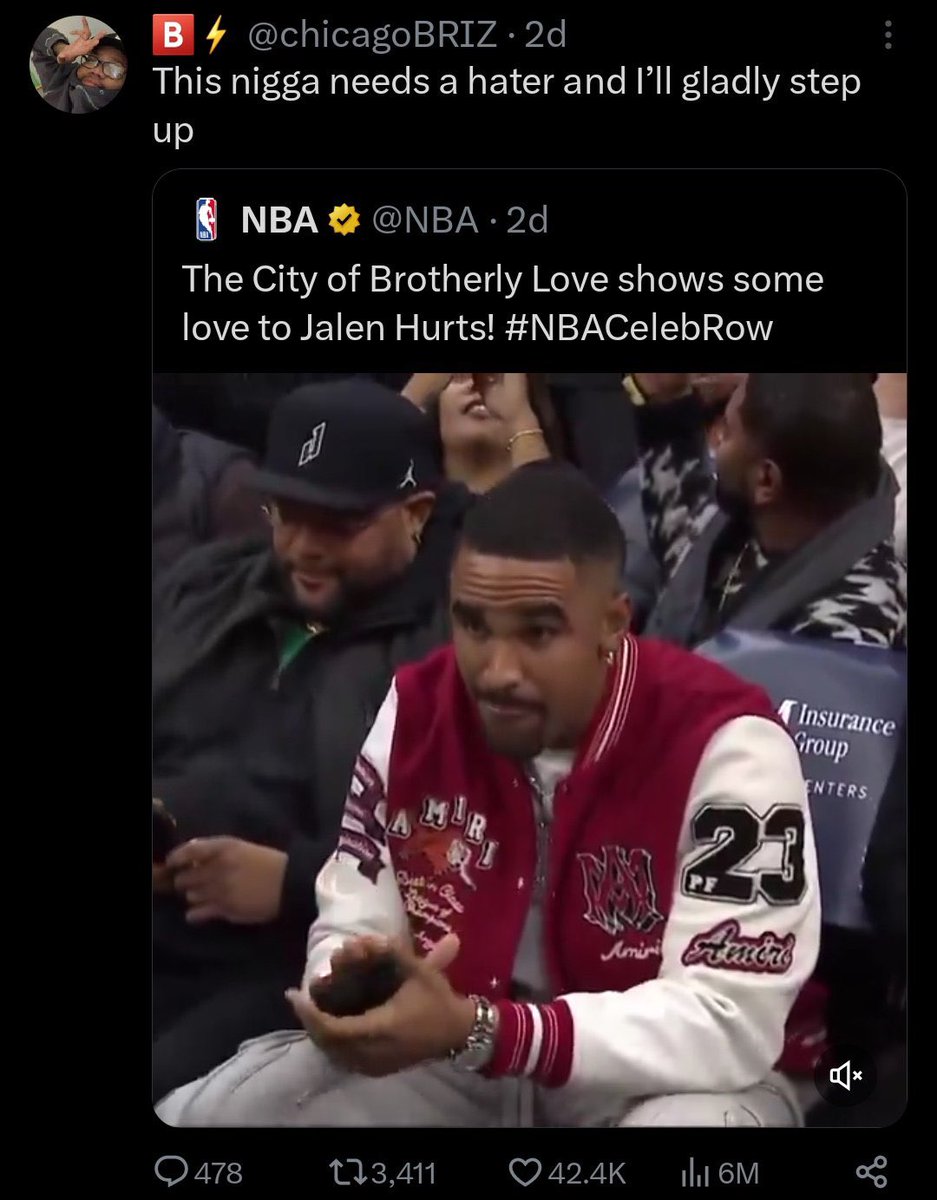 PHLEaglesNation's tweet photo. The hate this man gets just for existing is crazy 😭 

4 viral hate tweets in a 2 day span. https://t.co/ZMGLGHneqG