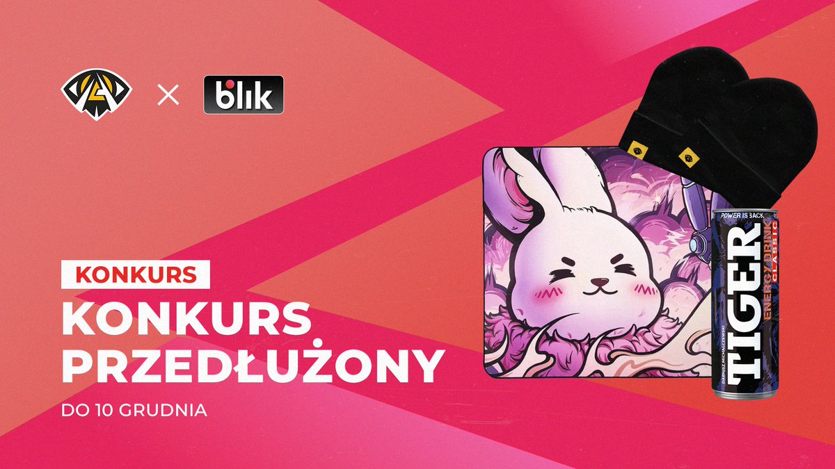 AnonymoEsports's tweet photo. 🔔 PRZEDŁUŻAMY KONKURS 🔔

Piękna podkładka od @acegearpl, torba Anonymowych giftów i gościnna wizyta na bootcampie nowego TIGER Anonymo. To wszystko czeka właśnie na Ciebie! 

Opisz, jak wyobrażasz sobie BLIKowego bohatera w VALORANCIE, prześlij pracę na https://t.co/VsRXMNi9q1 lub drogą mailową na konkursanonymo@gmail.com i czekaj na wyniki, które ogłosimy 10. grudnia. [Reklama] 

Regulamin konkursu dostępny jest na Discordzie.