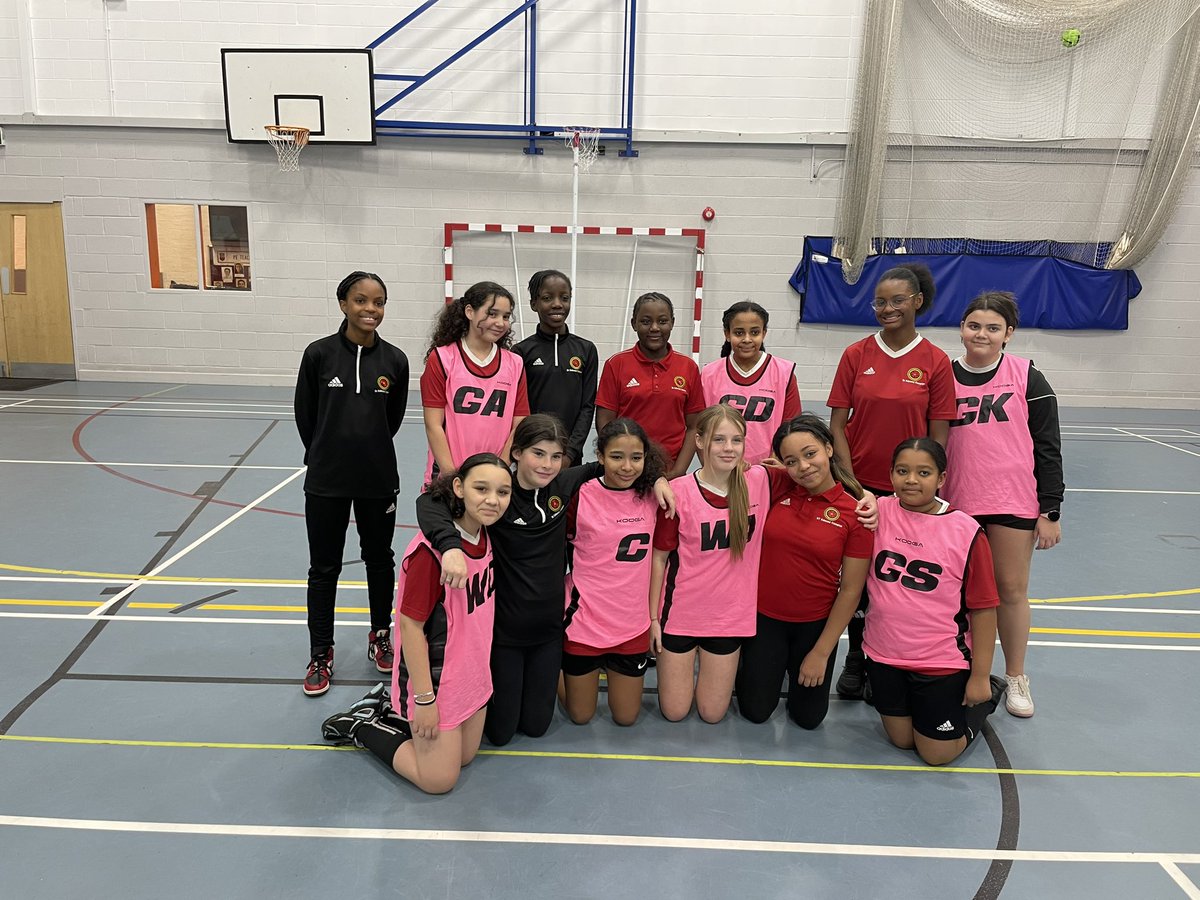 @stedcamp Yr 7 @Bham_Netball Team first game tonight against @Stockgrn well done girls on your first successful match together #thesegirlscan #loveafterschoolsport