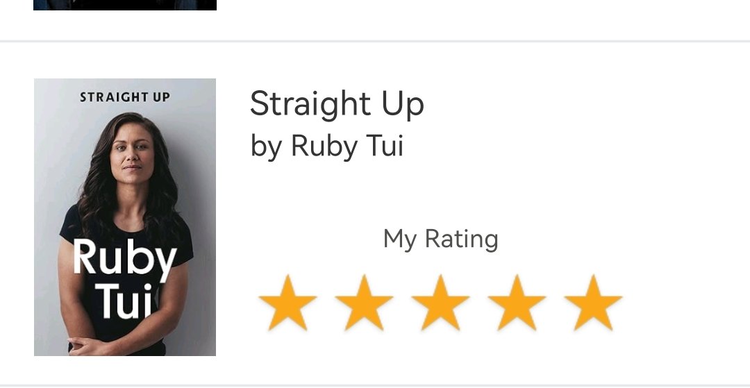 andrewritchie18's tweet photo. @goodreads Straight Up by national treasure @rubytui https://t.co/z9F0XFtyYJ