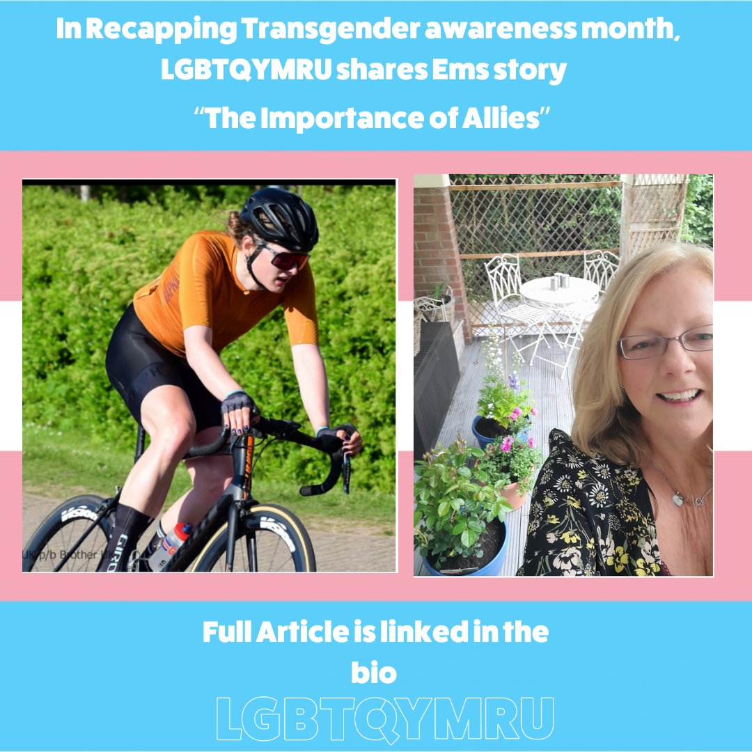 In Recapping Transgender awareness month, LGBTQYMRU shares Ems story.. “The Importance of Allies” Full Article is linked in the bio..(tr.ee/oD4xwE-1oH)