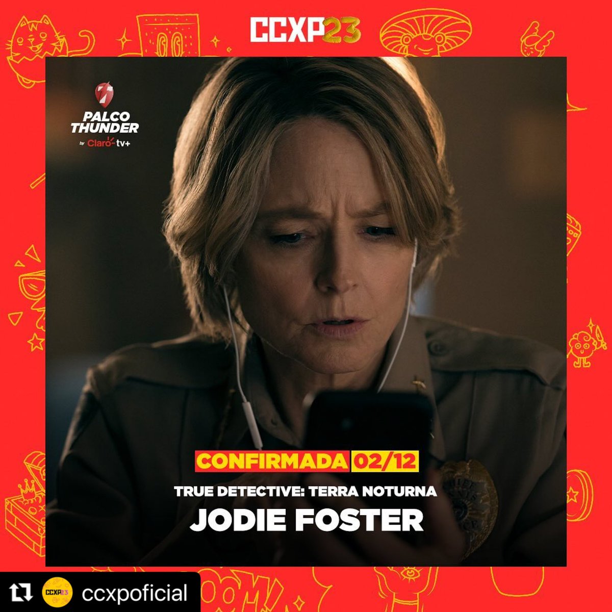 KO_Reis86's tweet photo. SO EXCITED to be attending this years CCXP to talk about HBO ‘s True Detective premiering on Max January 14th‼️
A dope way to go to my first Comic Con ever 🤘🏽😝🤘🏽 AND NOW…let the journey begin SKKOOO!!
#Blessed #TrueDetective #NightCountry #HBO #MAX #Warrior #stroyteller https://t.co/GIdANceDxy
