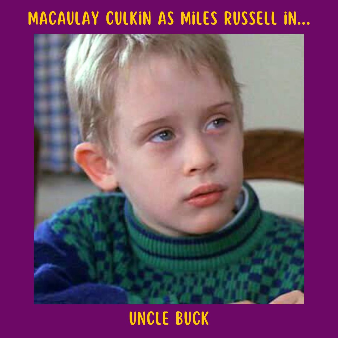 Macaulay Culkin as Miles Russell in Uncle Buck (1989) is the final pick on our list of extraordinary child actor performances from the '80s!

#80smovies #childactor #macaulayculkin #unclebuck #80films