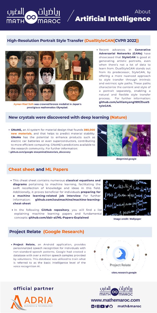 A quick summary of some interesting information in the field of artificial intelligence!

معلومات قيمة في مجال للذكاء الاصطناعي