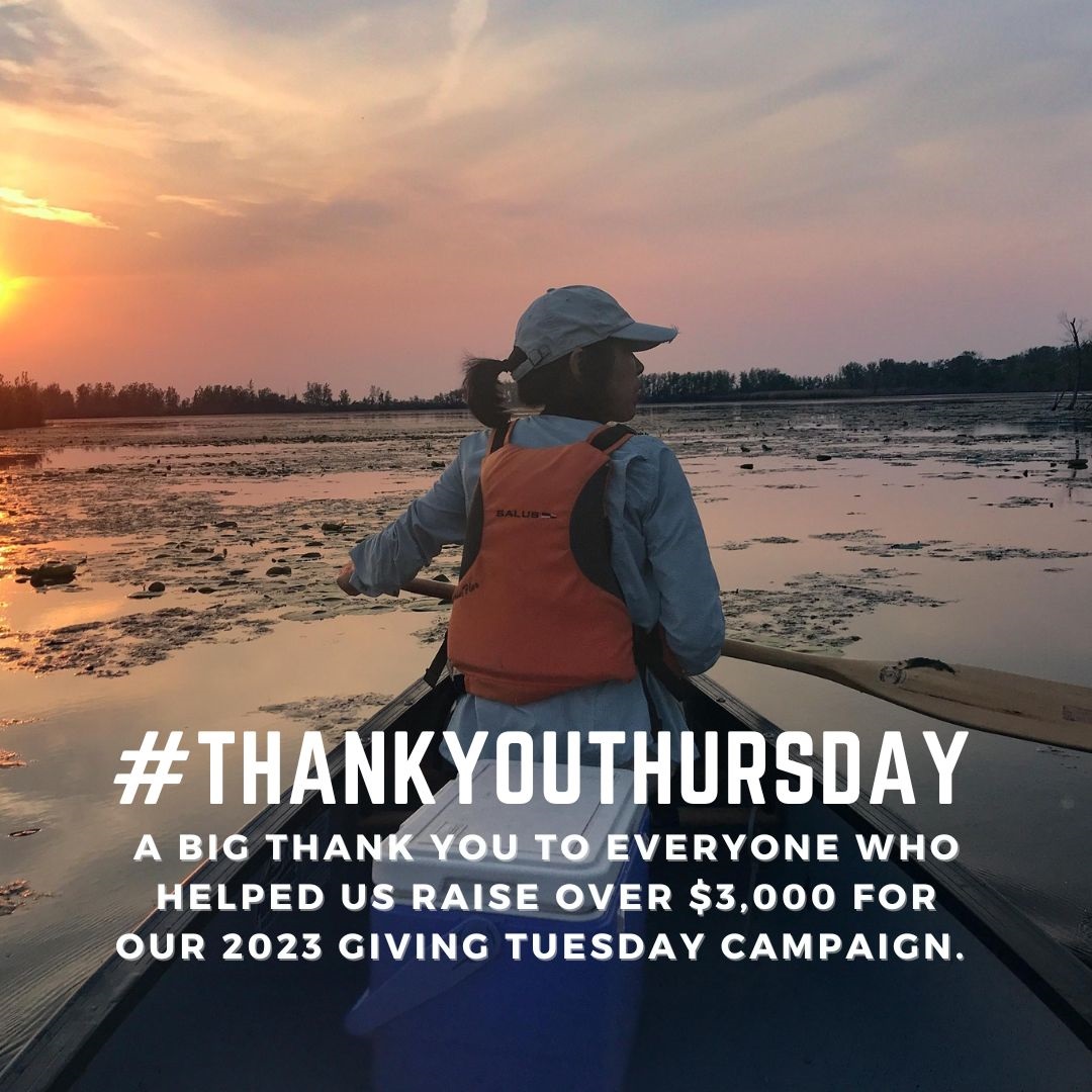 Thank you to everyone who donated to our campaign this year. Every dollar helps to fund our migration monitoring programs like the Marsh Monitoring program pictured below. #ThankYouThursday