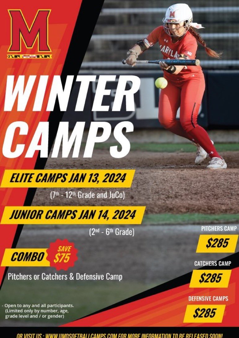 👀 Two great opportunities. <a href="/TerpsSoftball/">Maryland Softball</a>