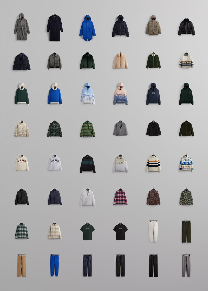 KITH's tweet photo. Kith Winter 2023 Delivery II. 

Available tomorrow at 11AM/CET at all Kith shops and on https://t.co/846RyI5Wgk, https://t.co/hBygxdOfzw, https://t.co/F6kWt2Y6F1 &amp; the Kith App.

https://t.co/hHuGl7SG1Y https://t.co/hgAfgkfVJA
