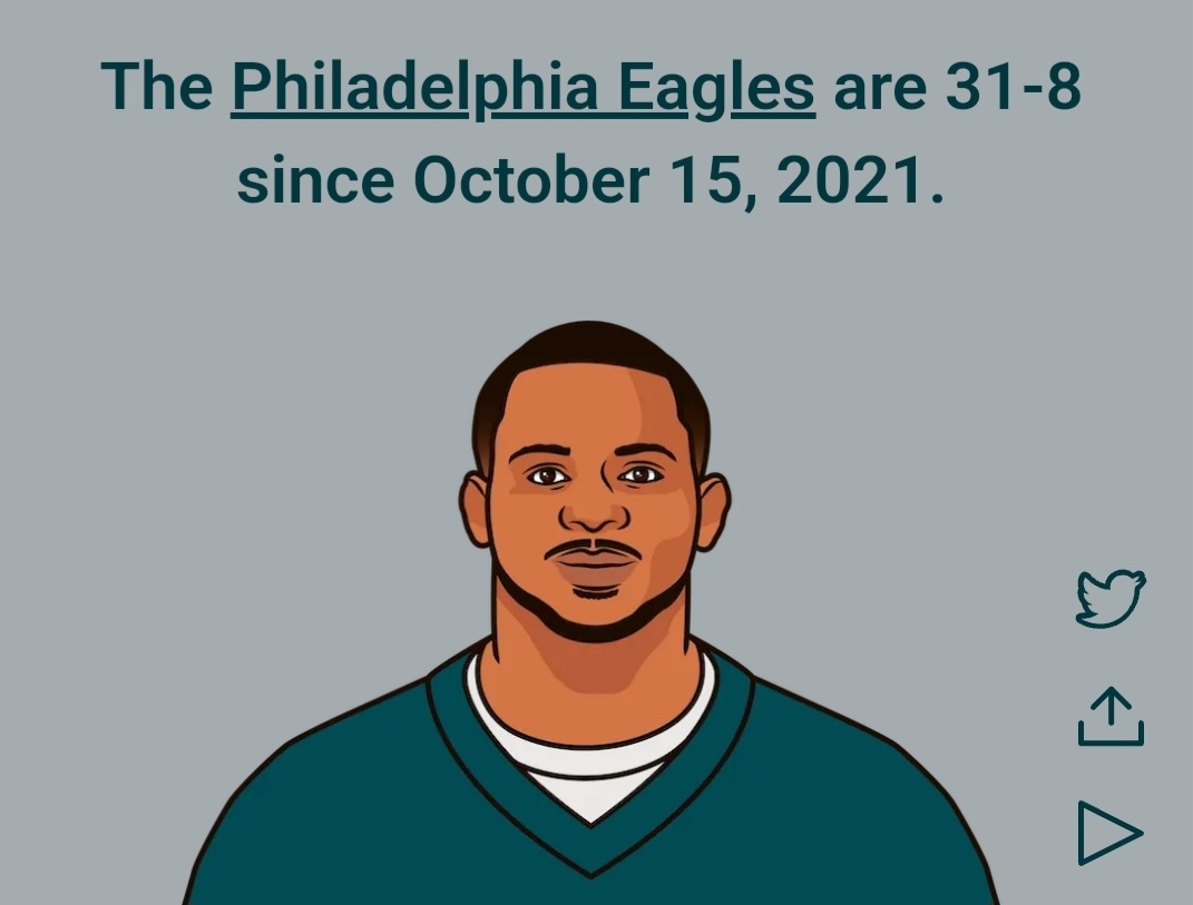 EaglesGraphs's tweet image. Since Ertz was traded the Eagles are 31-8 ans the Cardinals are 12-29 😅😅

Bring him home?

#FlyEaglesFly