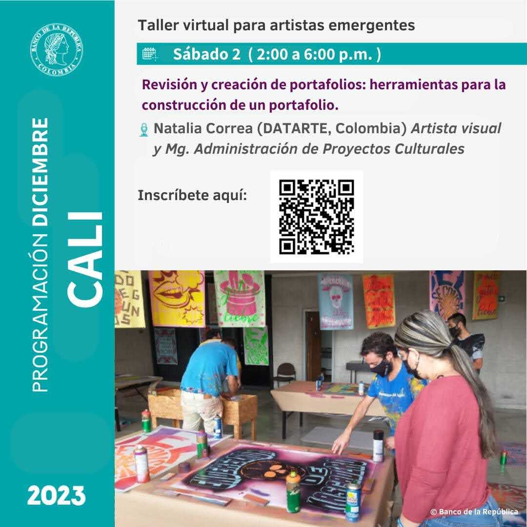 Datarte_art's tweet photo. 🤔 ¿Alguna vez te preguntaste cómo destacar tu obra de manera efectiva? Tenemos algo increíble para ti junto al Museo del Oro y el Banco de la República.

¡Inscríbete en el taller virtual de revisión de portafolios!

👉 Regístrate ahora ingresando a https://t.co/QwMSuSbXhk https://t.co/54PFwfHhuo