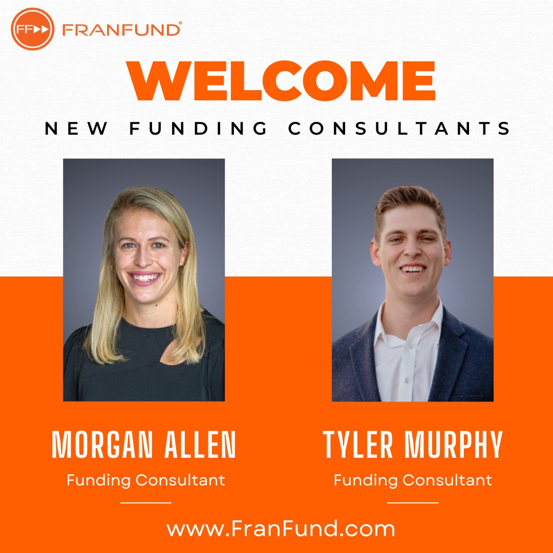 We're excited to introduce our newest Funding Consultants, Morgan and Tyler, to the team! Their passion and expertise make them invaluable additions to the FranFund team!

#FranFund #Financing #Franchisefunding #Fundingdreams #futuregoals #Finance #Financeindustry #funding