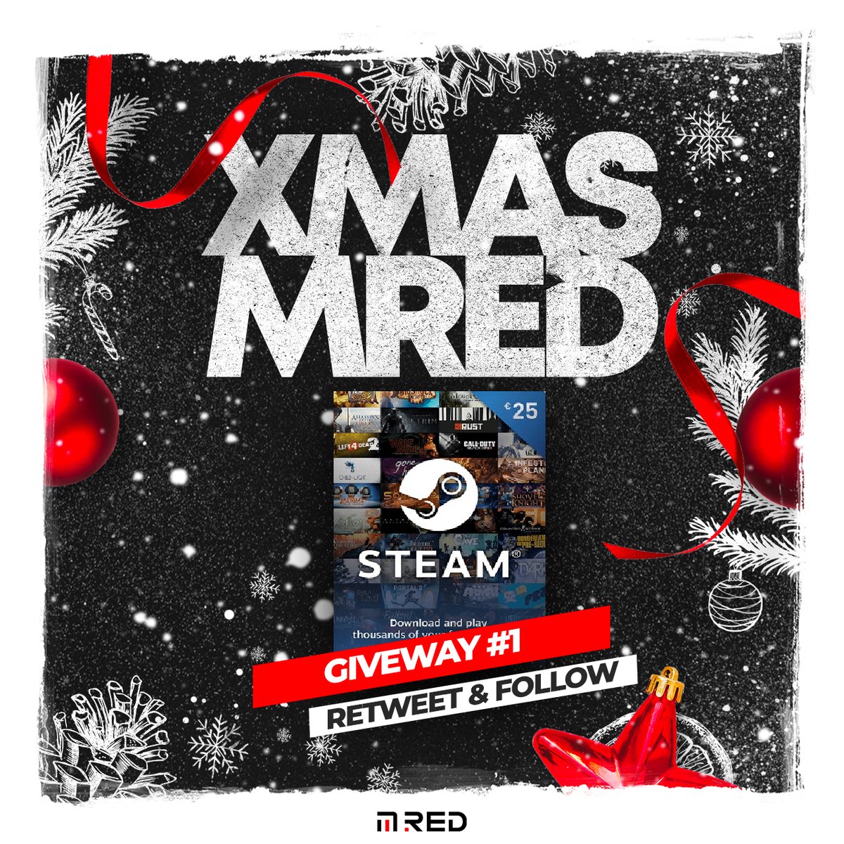 MRed_Official's tweet photo. 💫 Plonge dans la magie de Noël avec le Calendrier de l’Avent https://t.co/FeXLueDWn5 ! 🎄

#Concours #XmasMRed 🎅
🎁 Case n°1 : Coupon Steam 25€

➡️ #RT ce tweet &amp; Follow @MRed_Official

🍀 TAS le 03/12
Bonne chance à tous

#upyourgame 👊 https://t.co/UXzZq8Tm7L