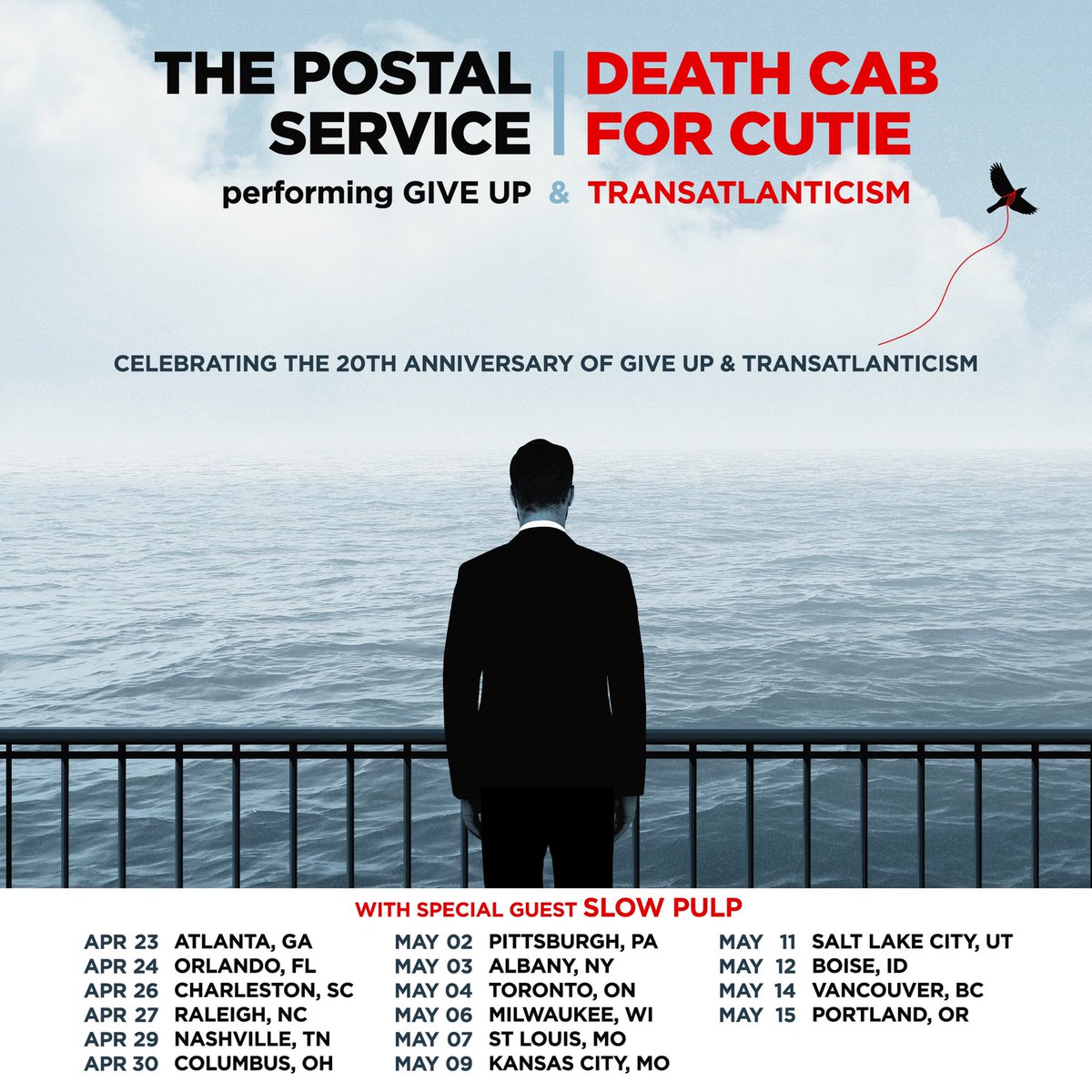 We can’t wait to hit the road with heroes Death Cab For Cutie and The Postal Service this spring!!! See you out there 🤗 Presale starts Dec. 6 at 10am local time